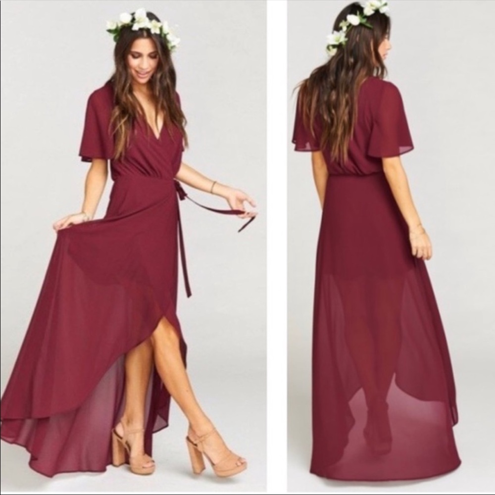 Stunning Sophia FLOWY Chic Merlot/Burgundy Wrap Maxi Dress & or Bathing Coverup!